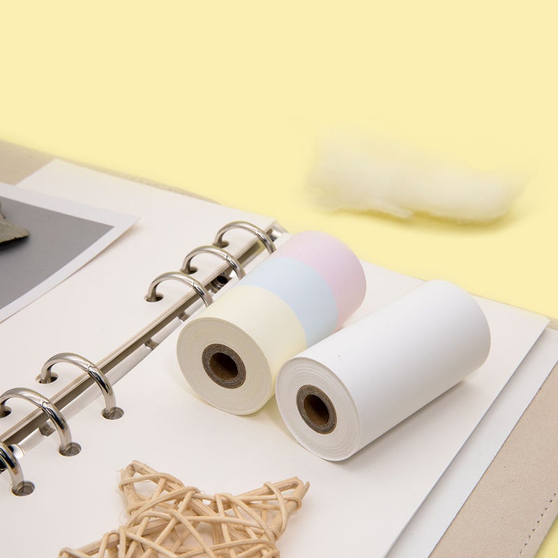Generic - 3 Rolls Self-adhesive Paper White - Image 1