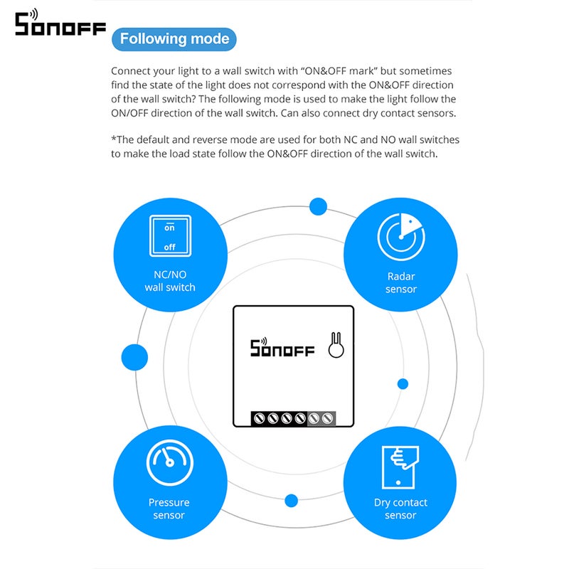 SONOFF Smart WiFi Switch White - Image 1