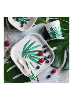 Tommy Lise Bamboo Dinner Set - Evergreen  - Image 3