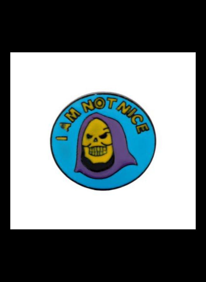 خيشة بروش بتصميم جمجمة مرعبة - Image 1