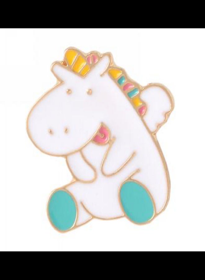 5esha Cartoon Horse Design Brooch - Image 1
