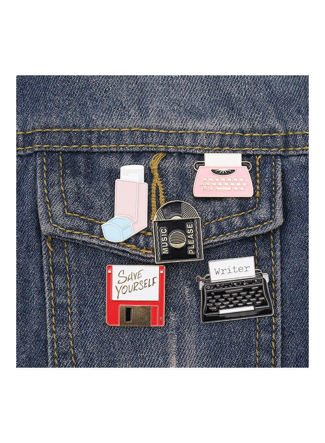 5esha - Music Disk Design Brooch - Image 1