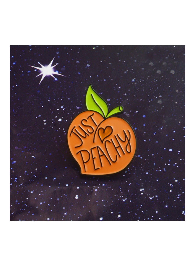 خيشة بروش بتصميم على شكل خوخ - Image 4