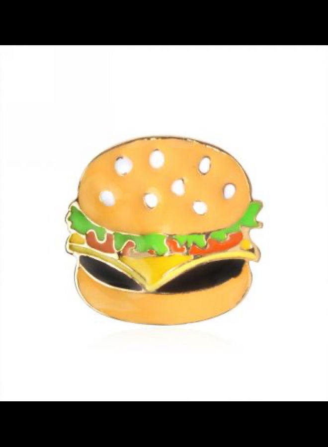5esha Burger Design Brooch  - Image 1