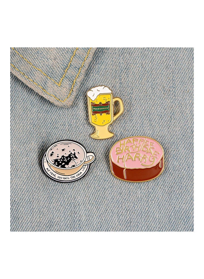 5esha Burger Design Brooch - Image 2