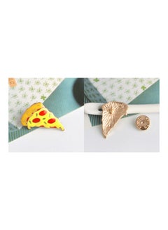 5esha Pizza Pie Design Brooch  - Image 2