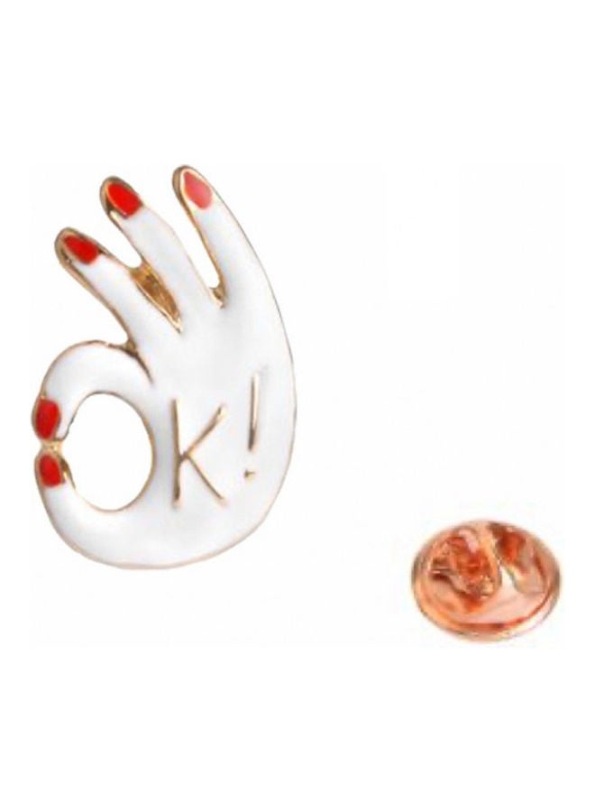 5esha Ok Shaped Brooch Pins  - Image 3