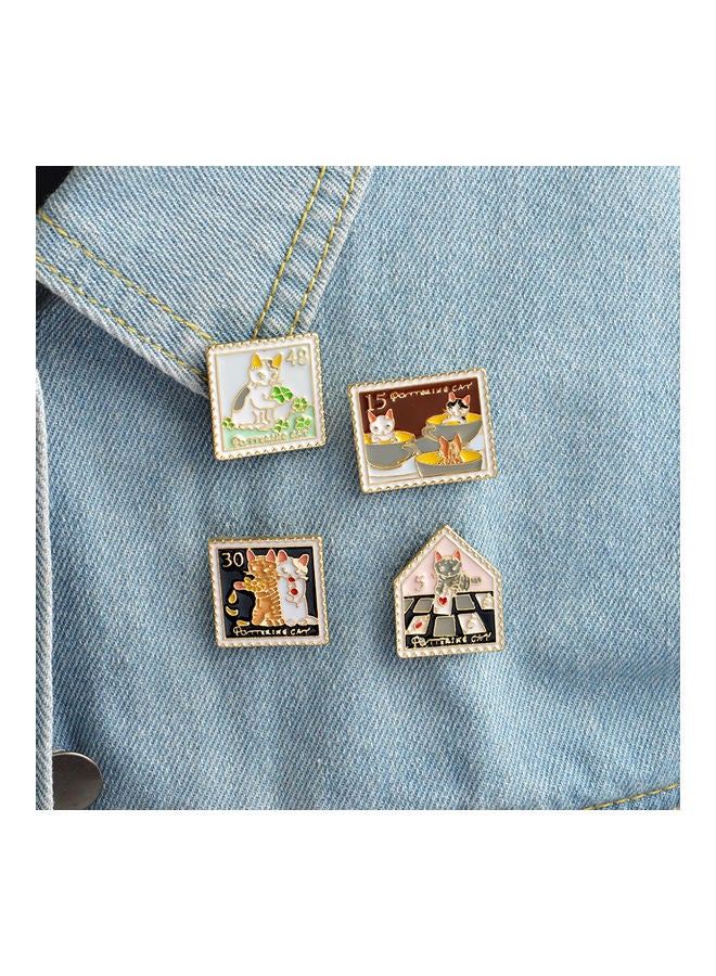 5esha Cat Stamp Brooch Design  - Image 2