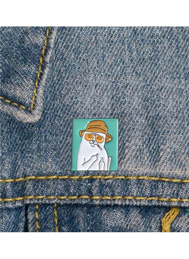 خيشة بروش بتصميم قطة كرتونية - Image 3