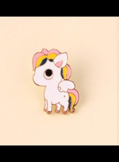 5esha Cute Carton Horse Design Brooch  - Image 1