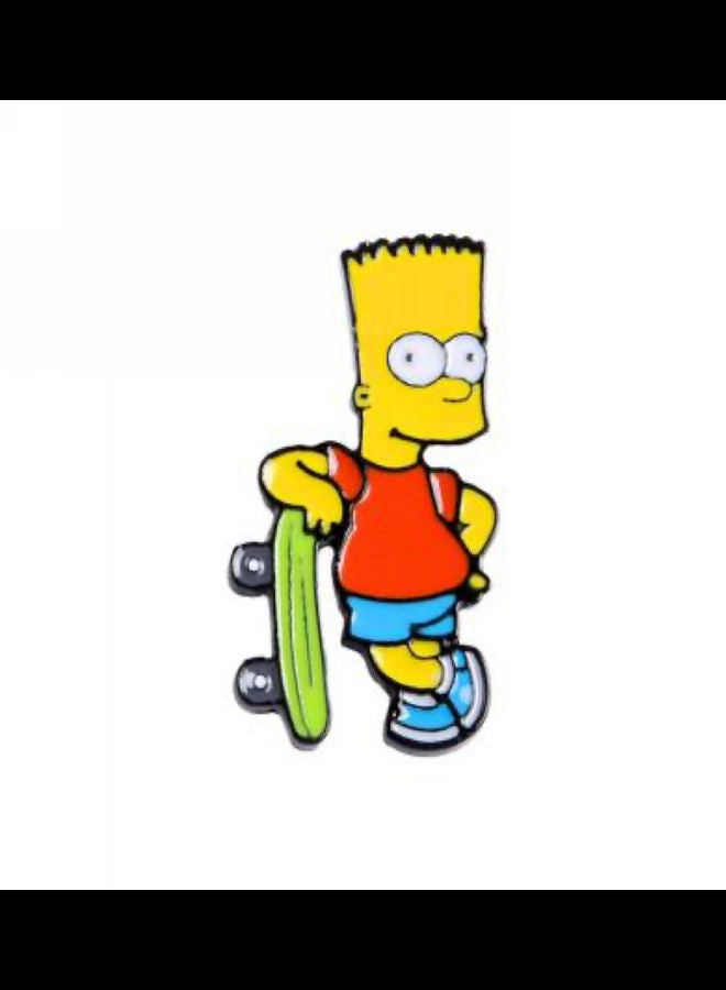 خيشة بروش مصمم على شكل لوح تزلج من مسلسل Simpsons - Image 1