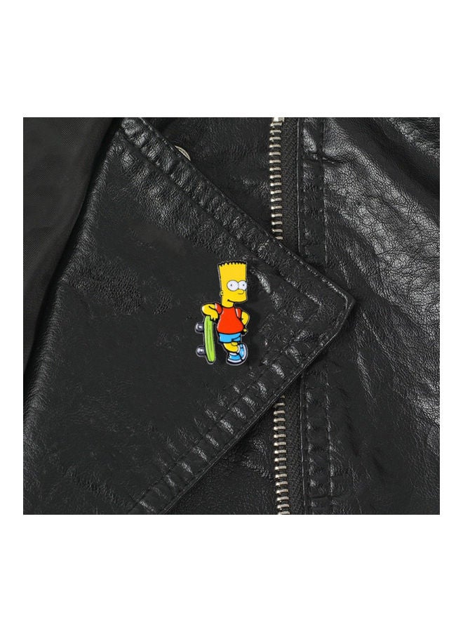 خيشة بروش مصمم على شكل لوح تزلج من مسلسل Simpsons - Image 3