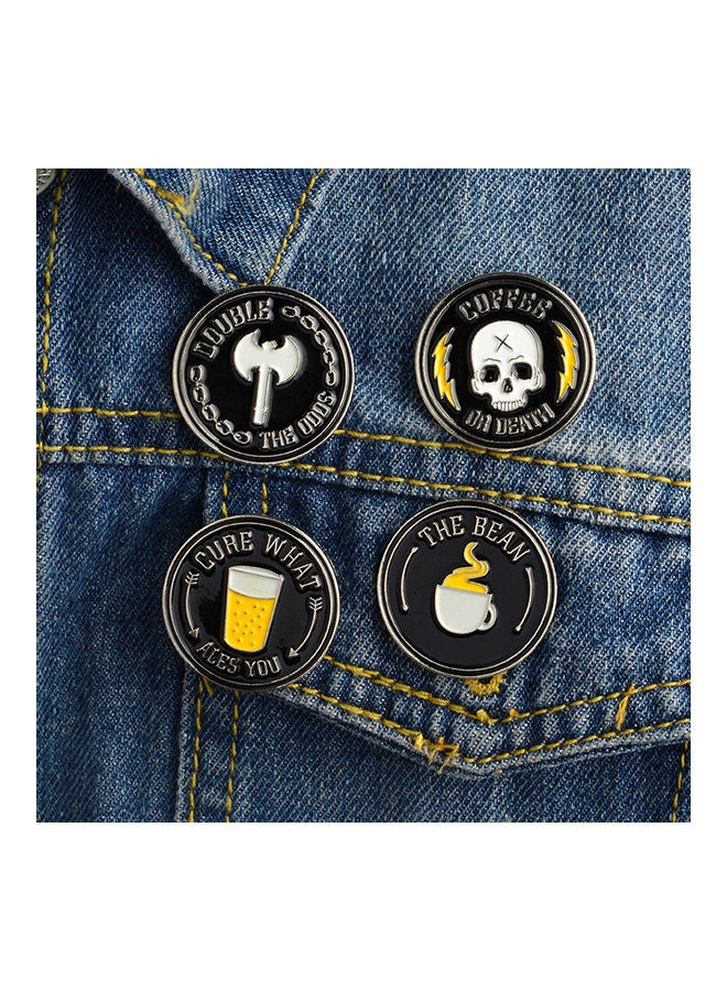 5esha - Coffee Lover Design Brooch - Image 1
