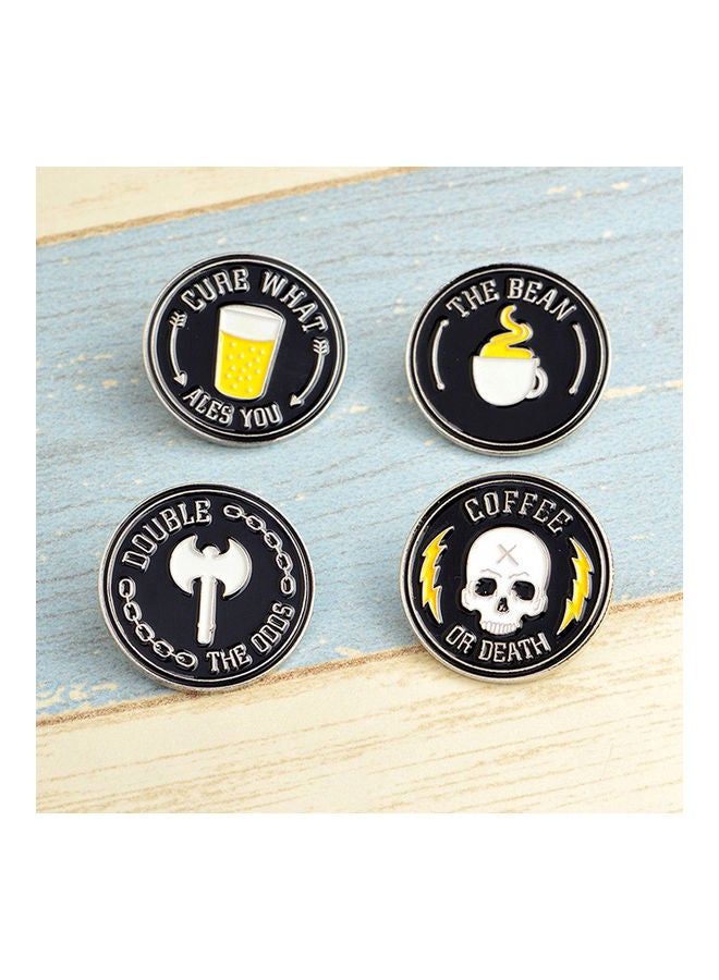 5esha - Coffee Lover Design Brooch - Image 1