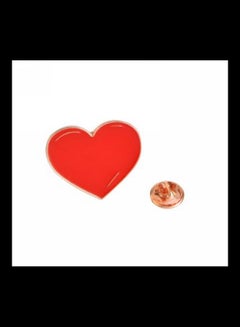 5esha Heart Design Brooch Pin 