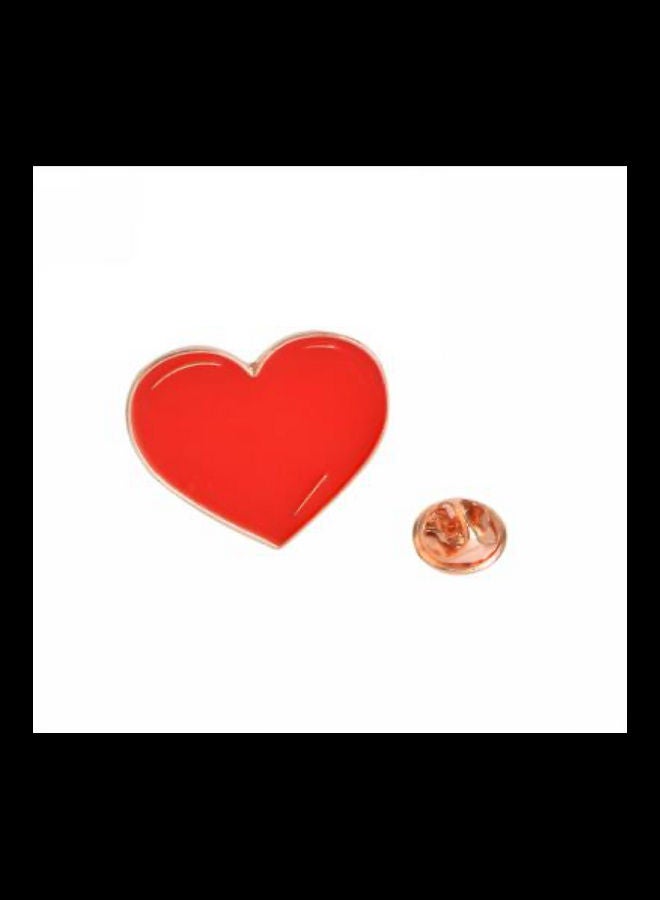5esha Heart Design Brooch Pin 