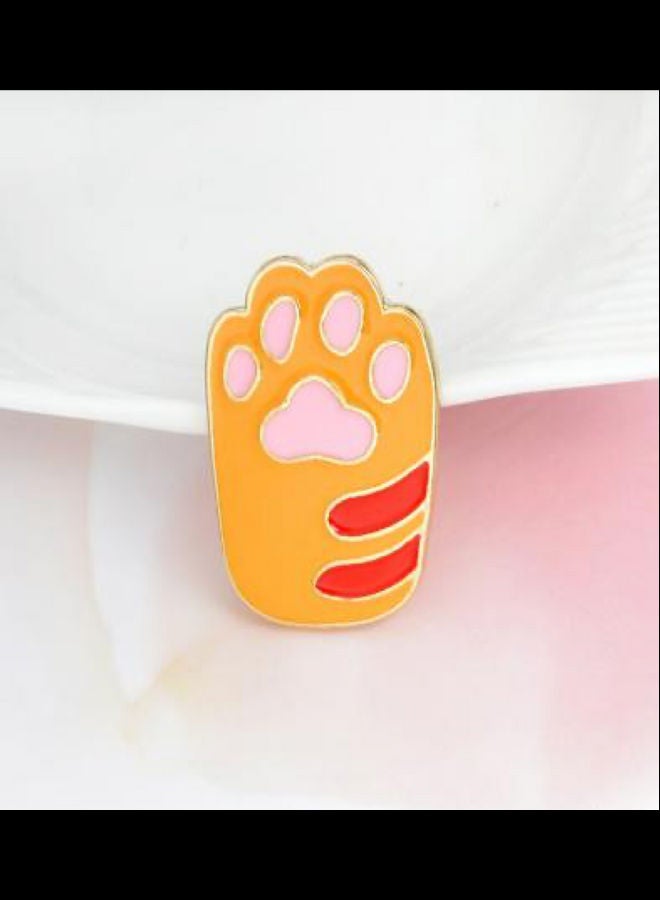 خيشة بروش على شكل قدم قطة - Image 1