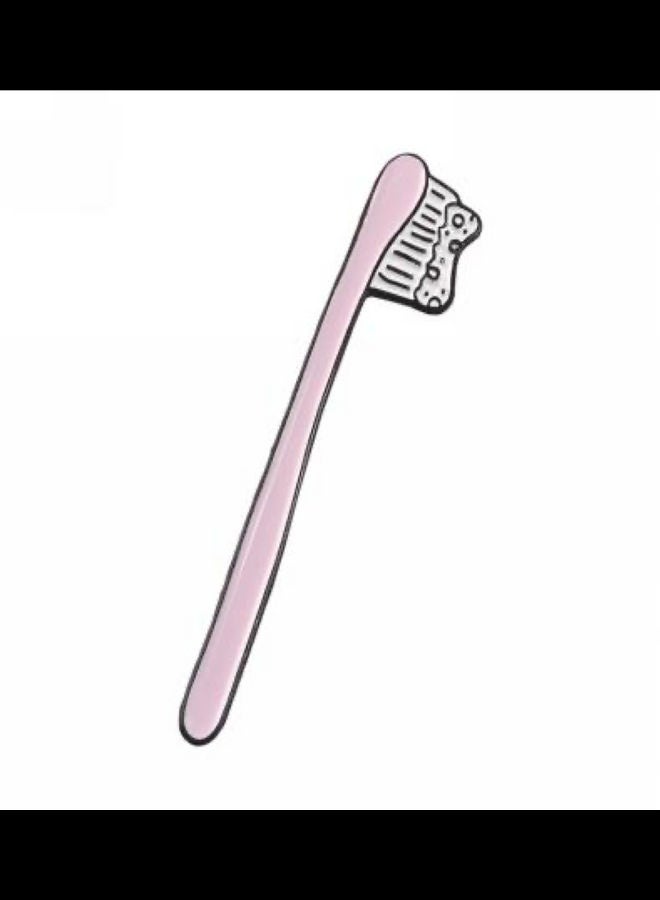 5esha Tooth Btush Design Brooch 