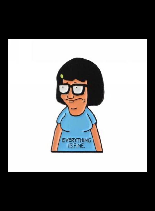 5esha Carton Character Design Brooch  - Image 1