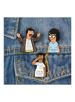 5esha Carton Character Design Brooch  - Image 3