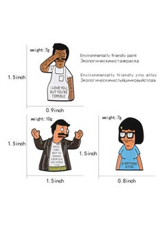 5esha Carton Character Design Brooch  - Image 4