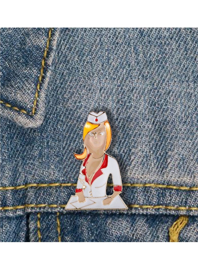 5esha Nurse Design Brooch - Image 3