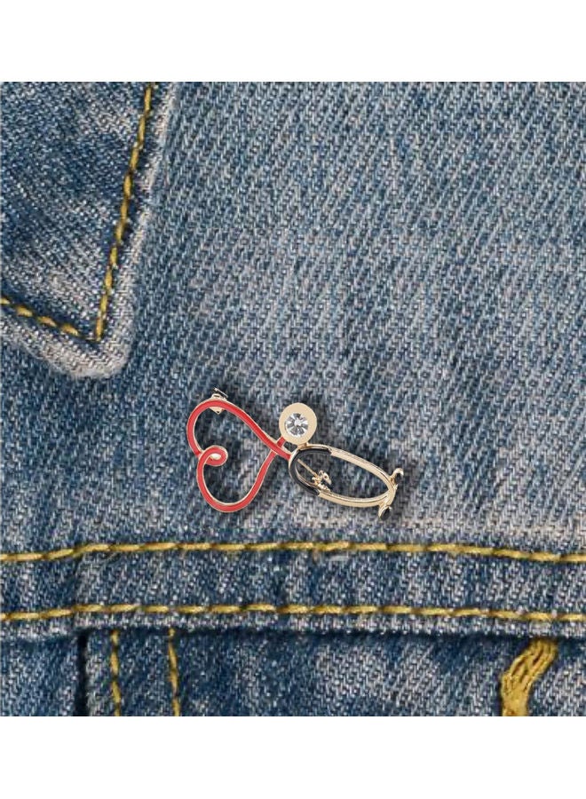 خيشة بروش بتصميم سمّاعة طبيب. - Image 3