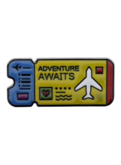 5esha Flight Ticket Design Brooch  - Image 1