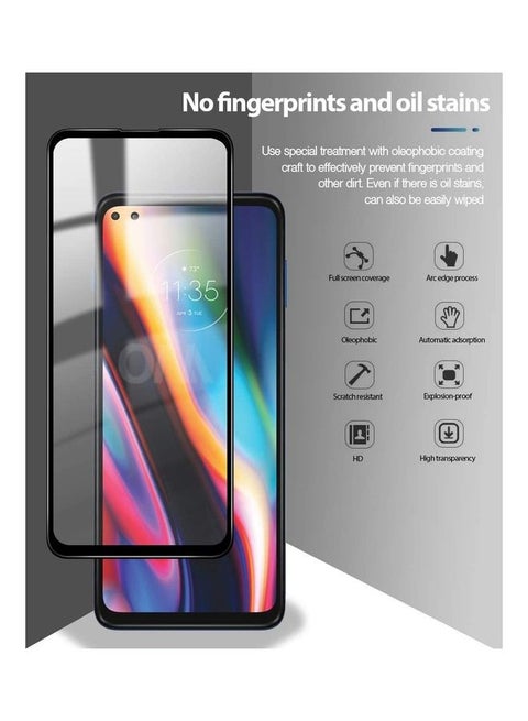 Tempered Glass Screen Protector for Motorola Moto G 5G Plus Clear