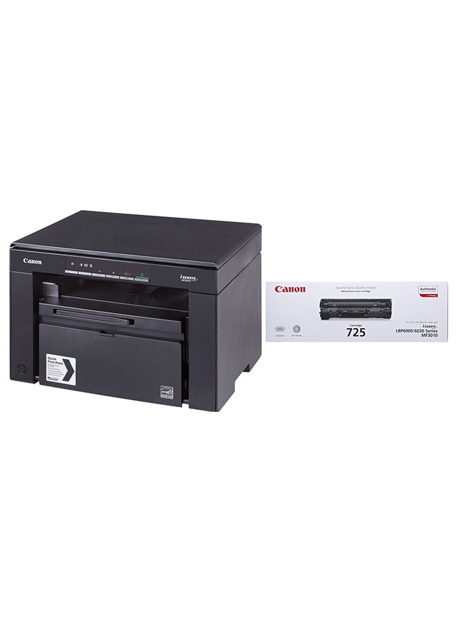 Canon i-Sensys All-In-One Printer With 725 Toner Cartridge Black  - Image 1