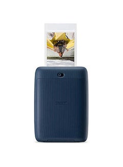 Instax Mini Link Photo Smartphone Printer With 10 Film Sheets Blue Denim