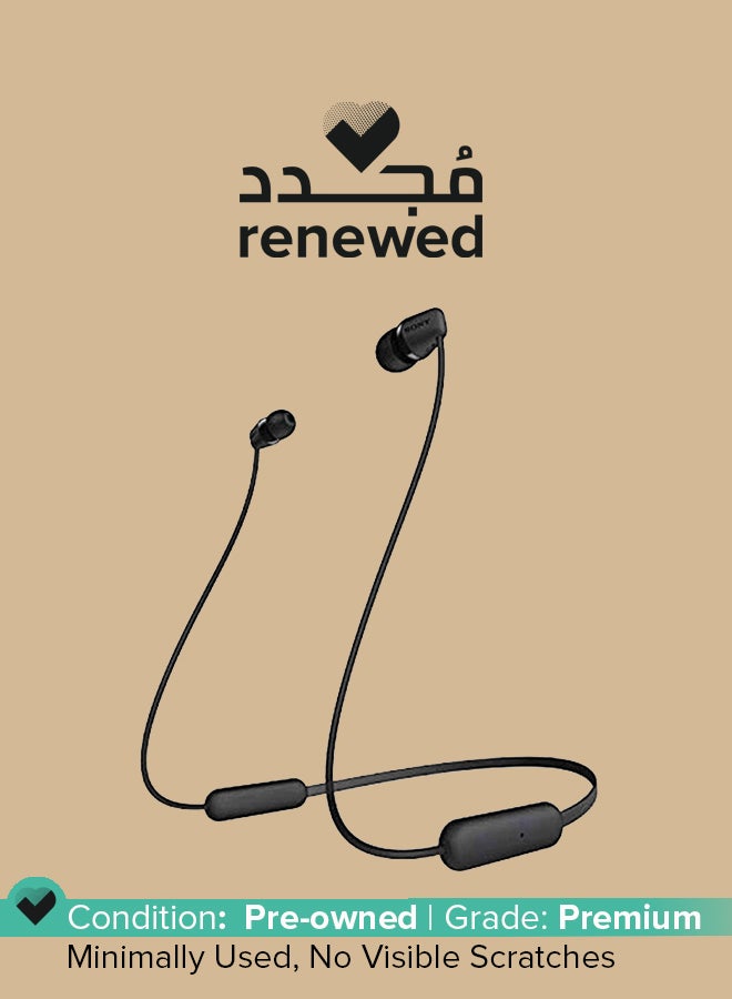 Sony Renewed - WI-C200 Wireless In-Ear Earphones with Mic Black - Image 1