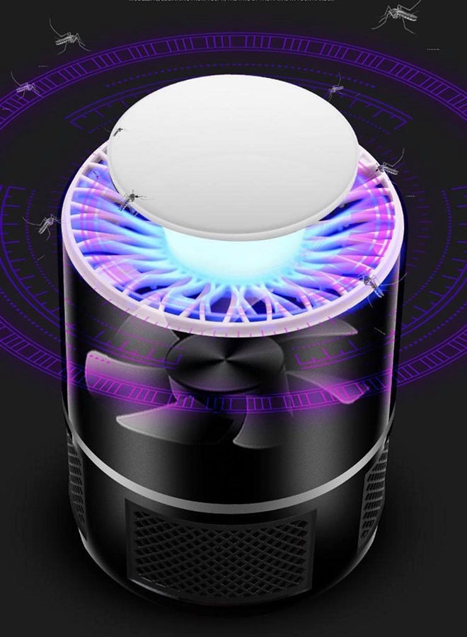 ماركة غير محددة مصباح صاعق كهربائي للناموس بمنفذ USB أسود  - Image 3