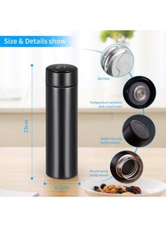 Toshionics Vaccum Flask Water Bottle With Temprature Display Multicolor 24.3x7.5x6.5cm  - Image 5