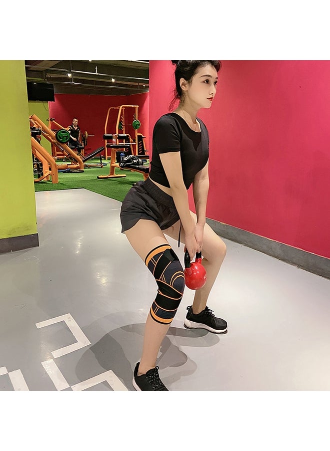 دعامة ضغطٍ لدعم الركبة أثناء الركض وركوب الدراجات وكرة السلةِ . 20x1x12سم - Image 5