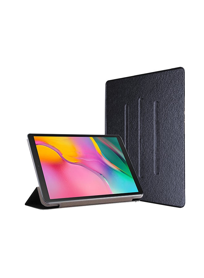 دبليو تيك غطاء حماية خلفي ناعم ومرن ورفيع وقابل للطي من البولي يوريثان الحراري لجهاز سامسونج جالاكسي تاب A مقاس 10.1 بوصات إصدار 2019 – T510 / T515 أسود - Image 3