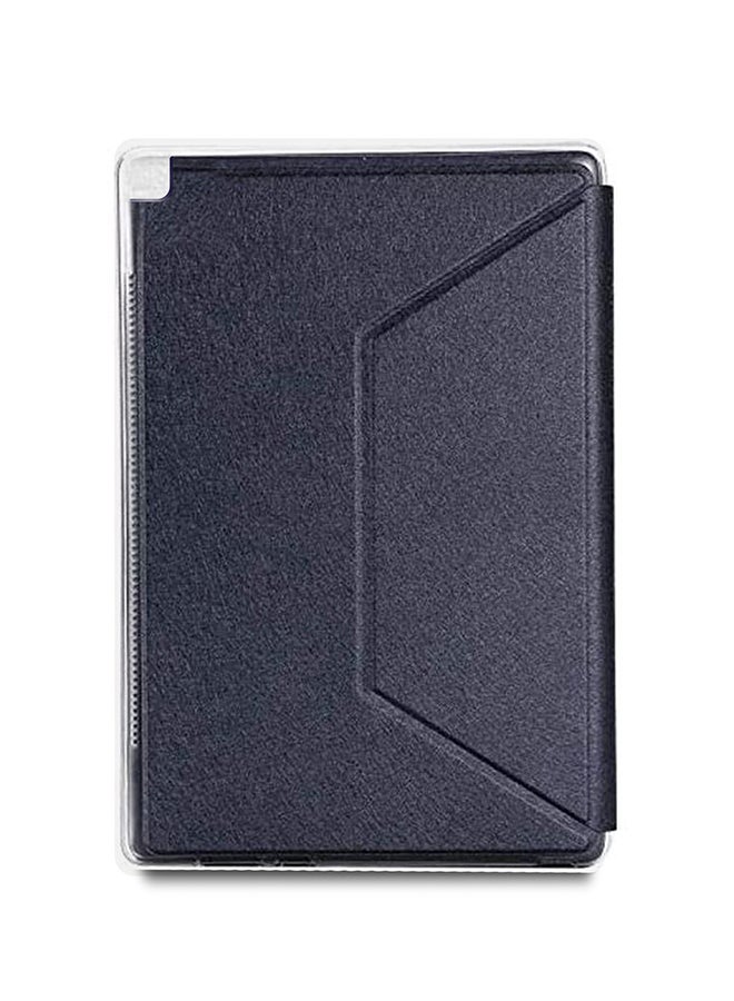 دبليو تيك غطاء حماية واقٍ بجودة ممتازة وتصميم كتاب مُعزز بطبقة مرنة من البولي يوريثان الحراري لتاب سامسونج جالاكسي S5E أسود - Image 4