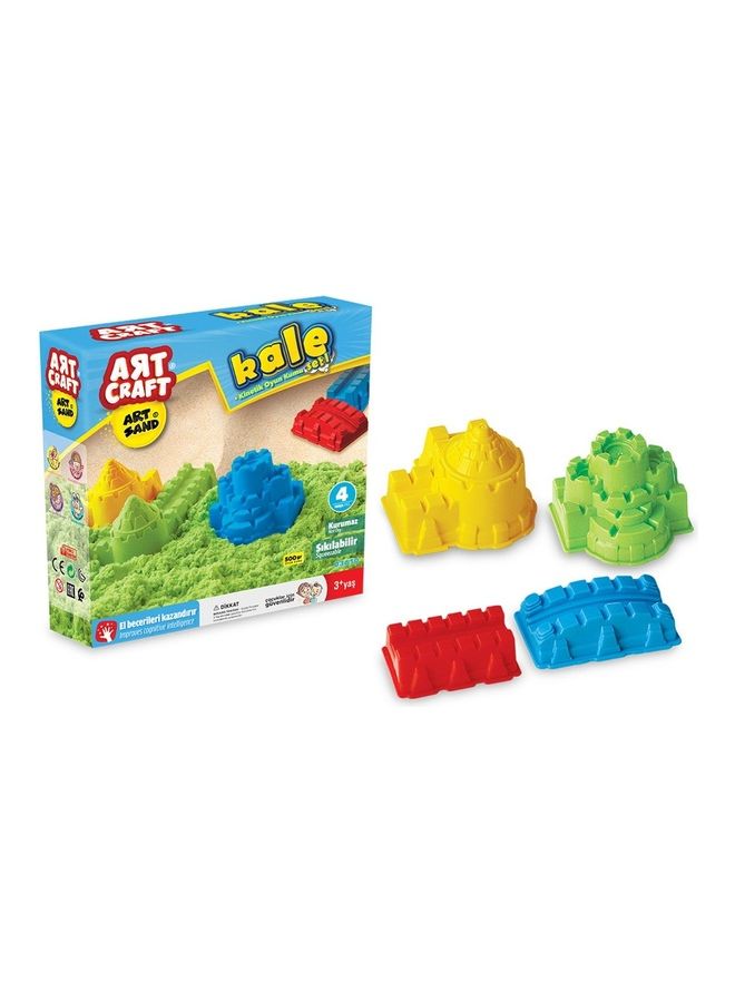 dede 4-Piece 3D Castle Kinetic Sand Craft Playset - Image 2