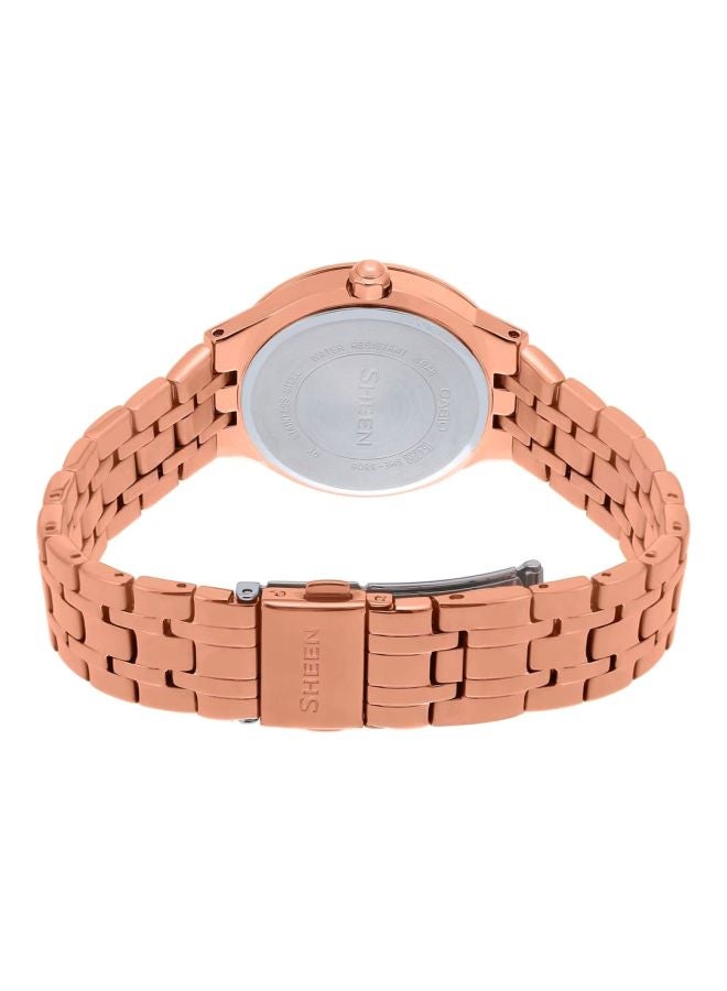 كاسيو ساعة يد بعقارب شين طراز She-4804PG-9AUER للنساء - Image 2