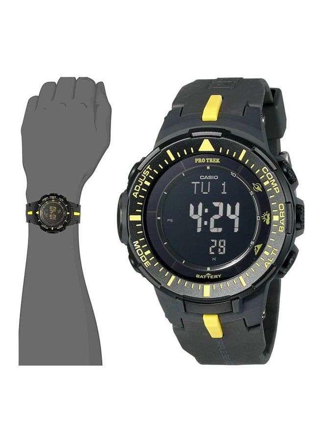 CASIO - Men's Pro Trek Digital Watch Prg-300-1A9 - Image 1