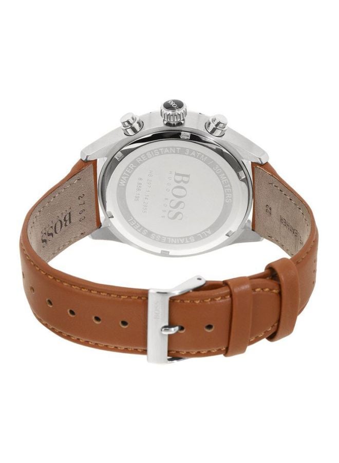 HUGO BOSS Men's Grand Prix Water Resistant Chronograph Watch 1513475 - Image 2