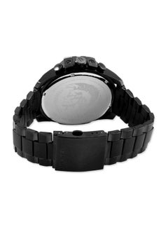 DIESEL Men's Mega Chief Round Shape Stainless Steel Chronograph Wrist Watch 59 mm - Black - DZ4283  - Image 2