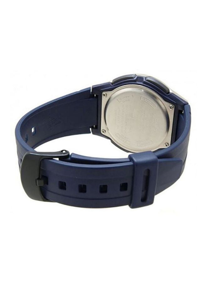 CASIO Men's Water Resistant Analog & Digital Watch Aw-82-2Av - 47 mm - Blue - Image 2