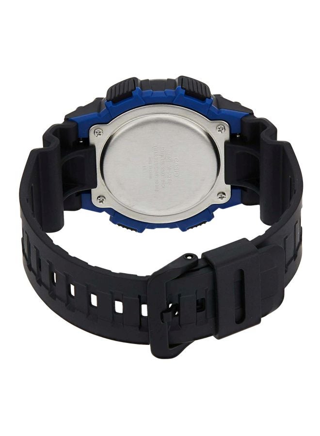 كاسيو ساعة يد رقمية بسوار من الراتينج طراز W-736H-2A للرجال - Image 2