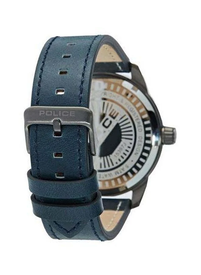 POLICE Leather Analog Wrist Watch P 15397JSU-80