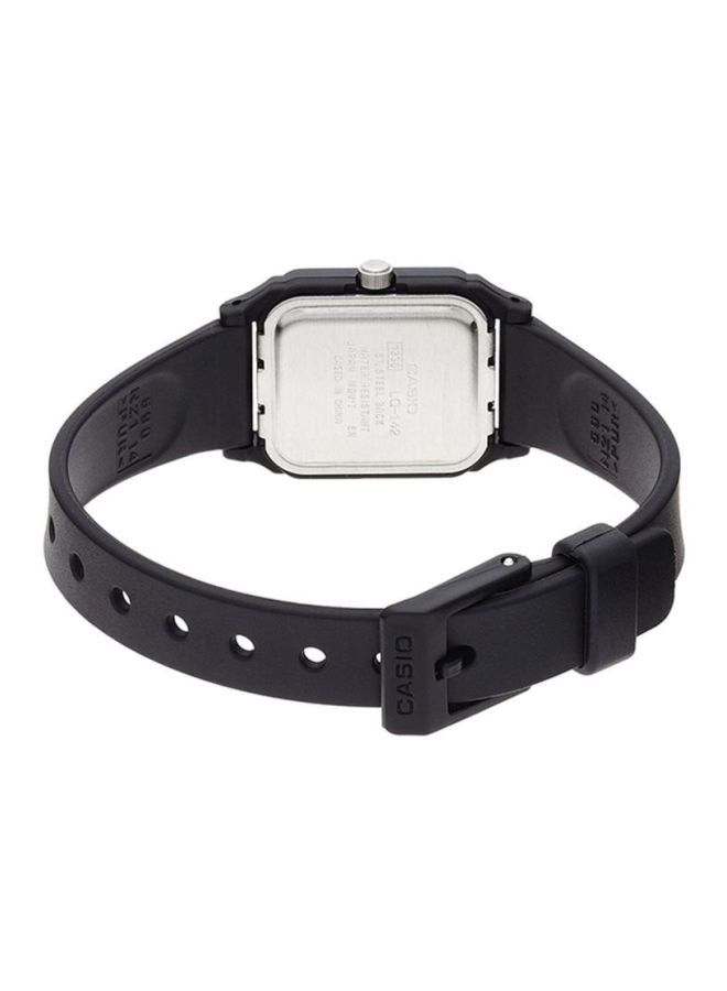 CASIO Women's Resin Analog Watch LQ-142-7E - 23 mm - Black - Image 2