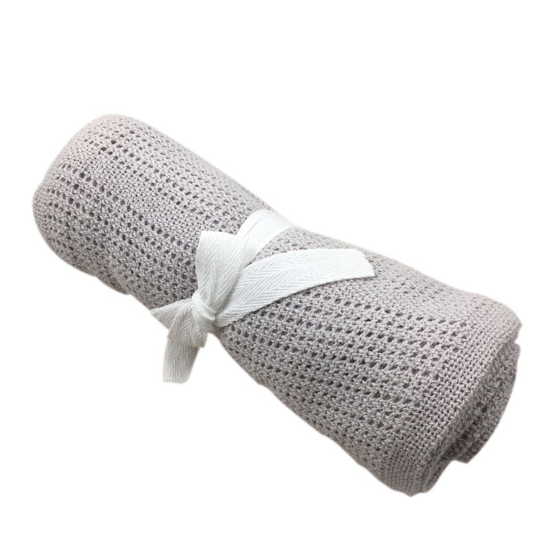 Generic 1-Piece Comfortable Breathable Hollow Out Baby's Swaddling Blanket  - Image 1