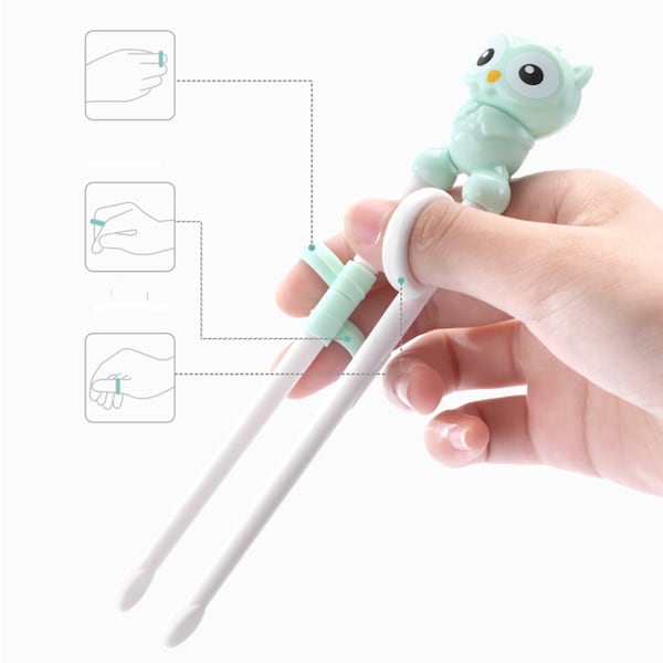 1-Pair Educational Cartoon Animal Pattern Creative Kid's Chopsticks  - Image 5