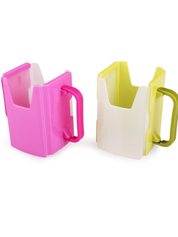 1-Piece Adjustable Double Handle Practical Baby's Juice Milk Box Holder - Image 4