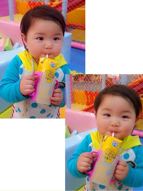 1-Piece Adjustable Double Handle Practical Baby's Juice Milk Box Holder - Image 5